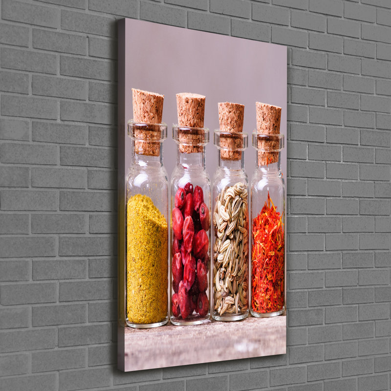 Colourful Spices - Wrapped Canvas Print