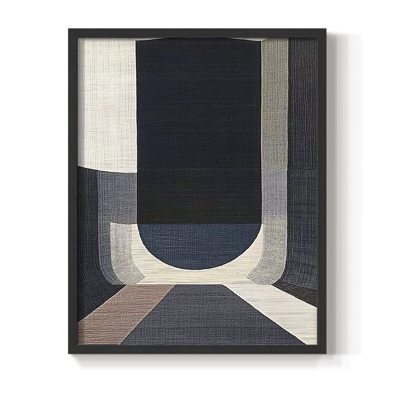"ABSTRACT Series DCL XXVI" par J Paul, Noir, noir, noir, noir, H 11 po x l 9 po