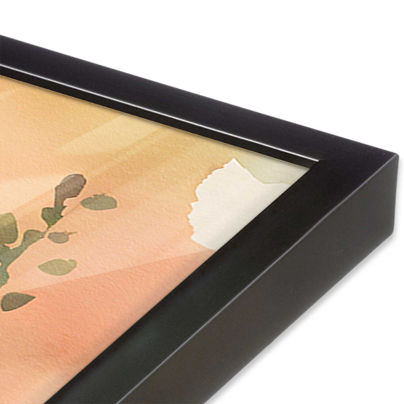 «Blossoms and Sunrise Glow Print», Zinc patiné, H 25,25 po x l 37,25 po