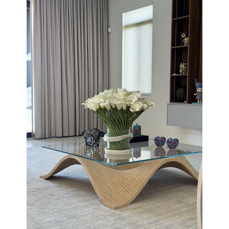 Calla Lilies In Vitra Hurricane Vase