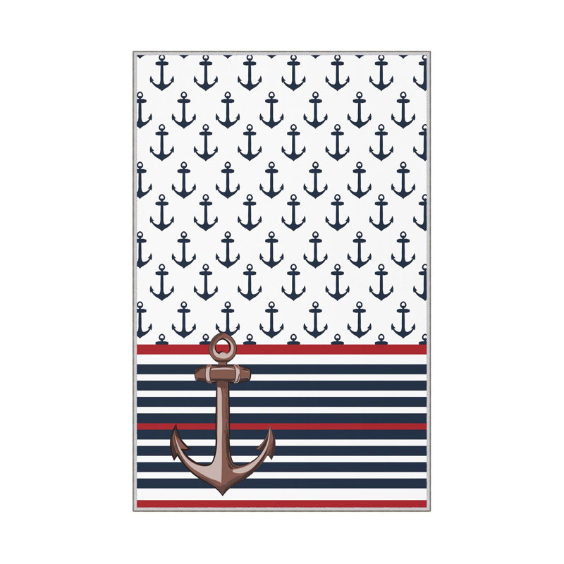 Stylish Hall Carpet (2.6 x 9.8 ft), 100% Polyester, 0.31 in Pile Height | Antibacterial, Non-Slip PVC Underside | 3D Digital Printed Design, Machine Washable, Perfect for Modern Home Décor & High Traffic Areas