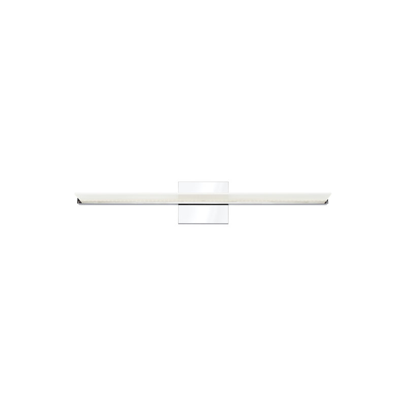 Span 1 - Light LED Bath Bar, Chrome direct/indirect 277V, 3000K, 24"