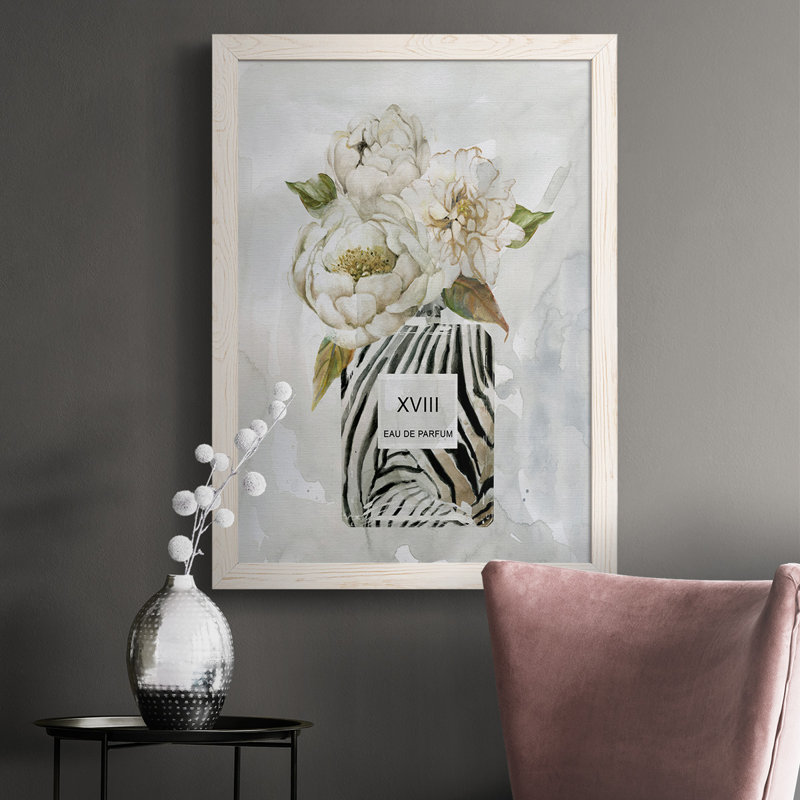 Feminine Wilds II, reproduction d'art sur toile, H 37,5 po x l 27,5 po x P 1 po, Blanc