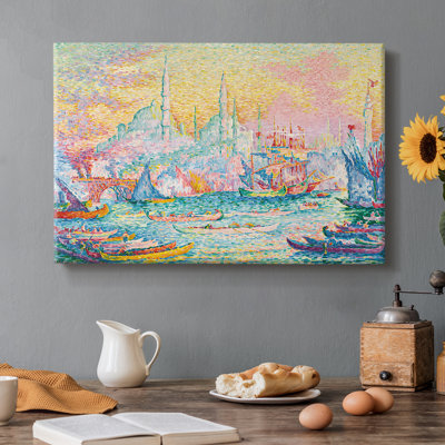 La corne d'or, Constantinople-Paul Signac-Toile tendue avec châssis-1907
