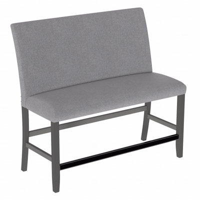 Banc rembourré avec dossier