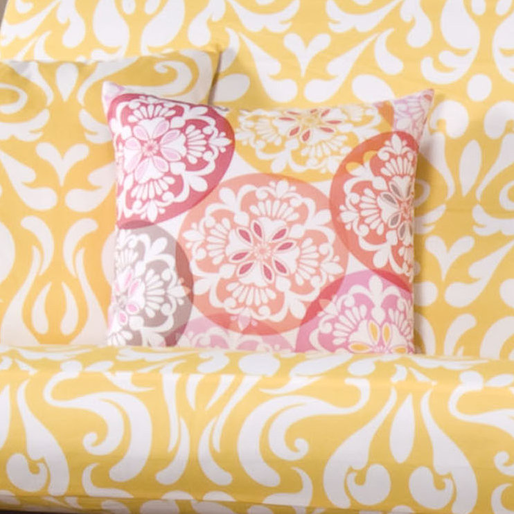 Olivia Floral Reversible Throw Pillow, 26"