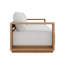 Beja Luxe Club Chair - Natural-1216972776