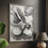 Subtle Glam Framed Print - Solid Wood-470118824