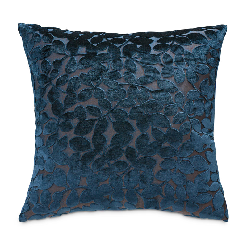 Velvet Square Pillow Cover & Insert, Sapphire