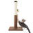 Petmaker 24.5-Inch Tall Cat Scratching Post – Durable and Easy to Assemble, Sisal Rope & Carpet Scratcher with Stable Base and Hanging Mouse Toy for Kittens and Large Cats