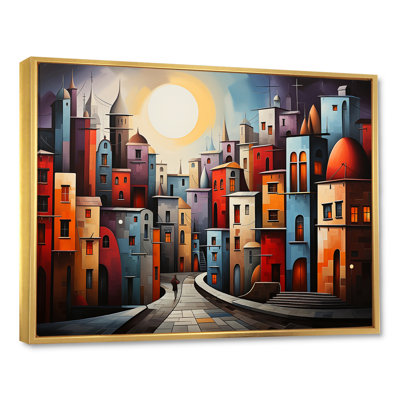 «Cubist Urbanism Horizon II», reproduction sur toile