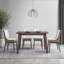 Ginny Walnut Finish Dining Table
