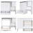 Foldable Multi-Functional Murphy Bed With Built-In Sofa, Wooden Wall Bed with Desk and Storage Cabinet-1535338199