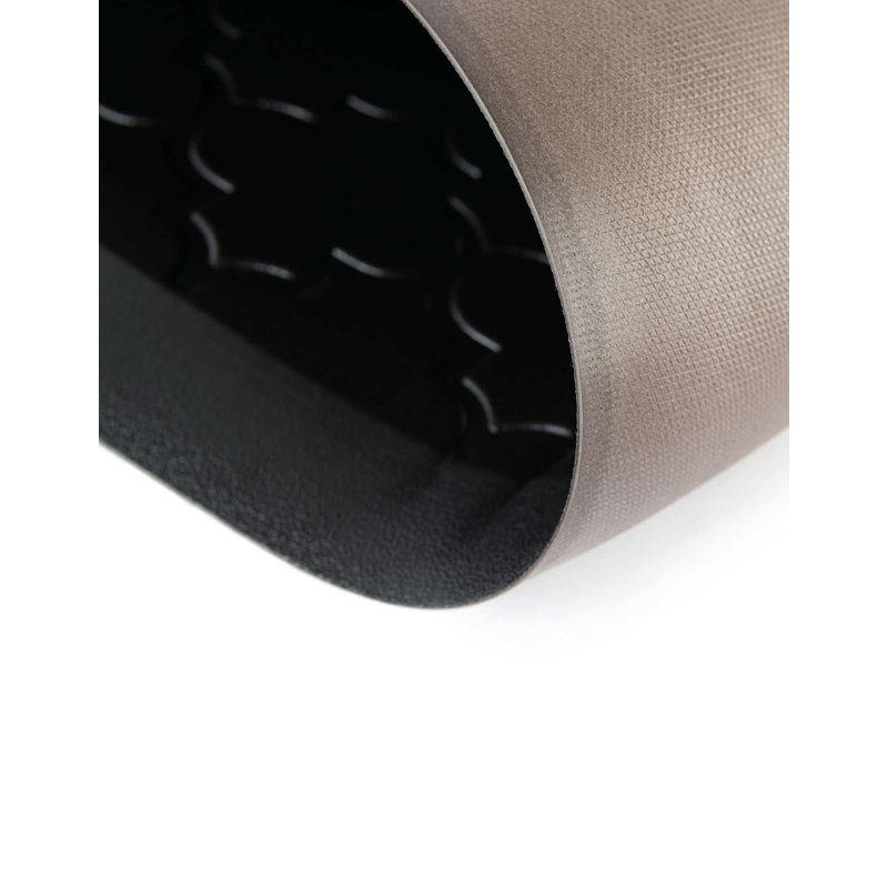 Tapis de cuisine antidérapant Bayonville, Rectangle 2 pi x 3 pi, Noir