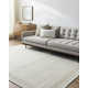 Lavande Geometric Wool Area Rug in Ivory/Tan