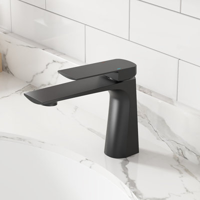 Robinet de lavabo de salle de bain à poignée simple