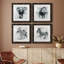 Proud Elephant - ensemble de 4 photos sur toile tendues-2050339024-2050339026