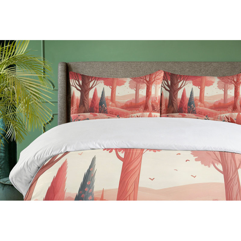 Woodland Duvet Cover, King Duvet Cover + 2 Standard Shams