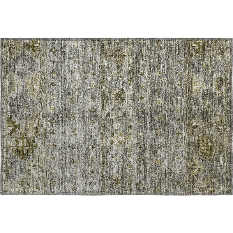 Premium Machine Washable Dominick AMF1220 Global Rug, Rectangle 1'8" x 2'6"