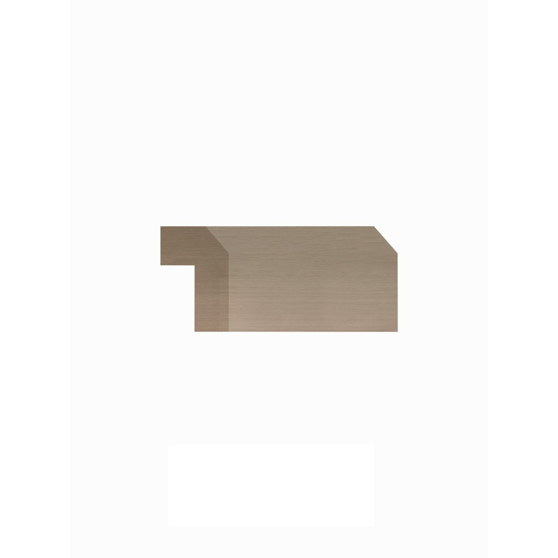 Moulure de rail lumineux angulaire de 96 po, bois beige, ALRM-TW, Tan Wood