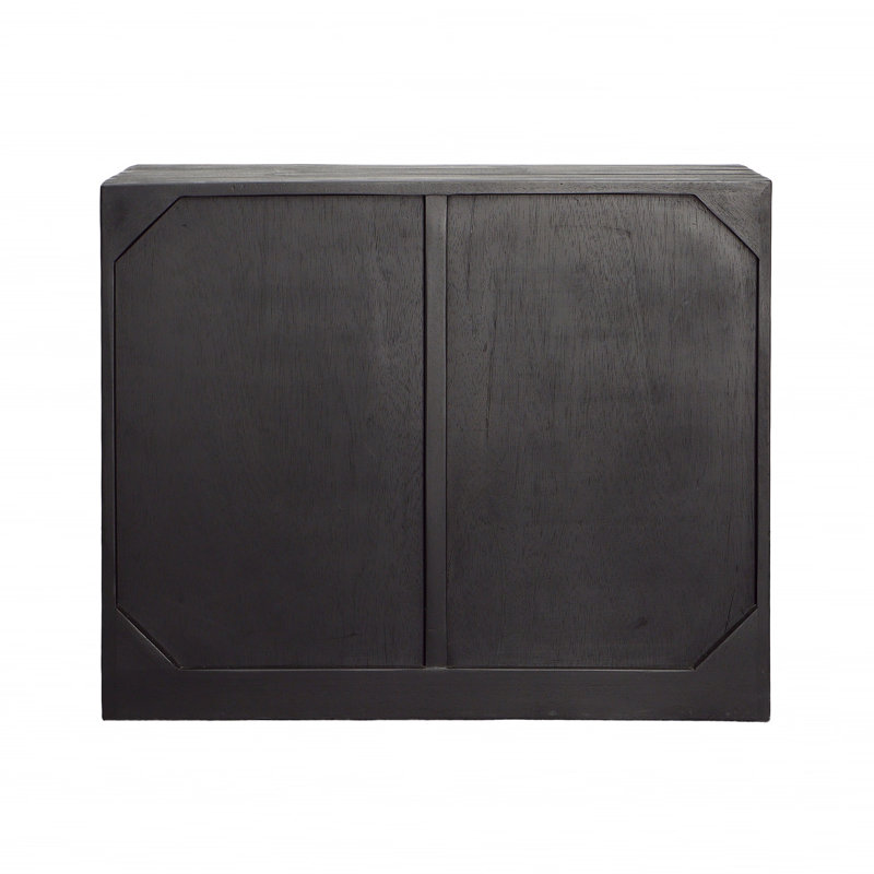 Marika 37" Wide Sideboard, Black, 30" H x 36.5" W X 18" D