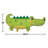 Creative Converting Alligator Shaped Birthday Party Mylar Balloons, 3 ct.