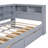 Wooden Twin Size Daybed With 2 Drawers, Daybed With Storage Shelf And USB Charging Ports-150490482