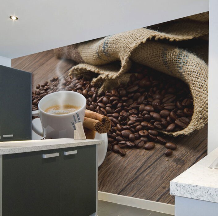 Fototapete Sternanis Kaffee 270 cm x 350 cm