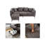 Canapé modulaire en chenille 85 po Amyliah-353862706