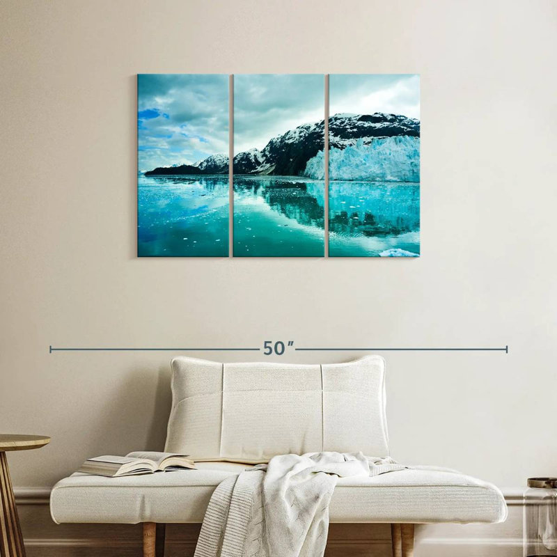 Alvord Alaskan Snowy Mountains, 24" H x 38" W