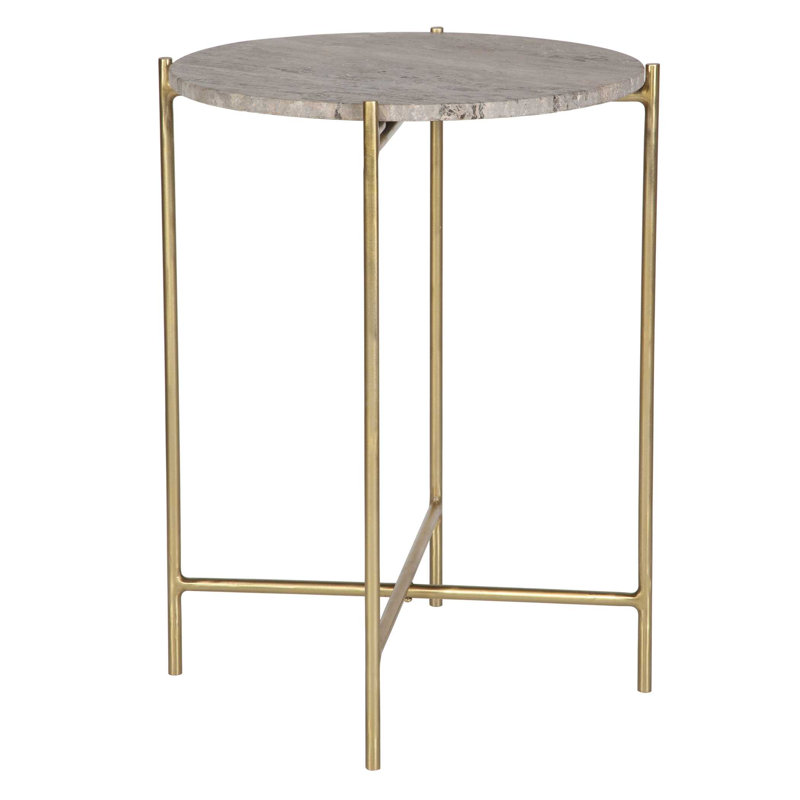Maggy Marble Top End Table