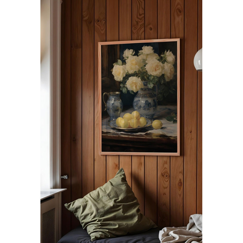 Peinture décorative encadrée