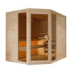 Massivholzsauna