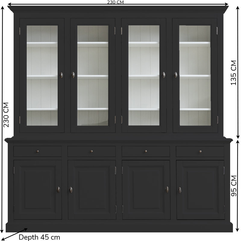 Babak Display Cabinet, Signal Black