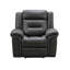 Fauteuil inclinable électrique standard en cuir véritable de 43 po Brenza