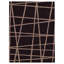 Tapis écologiques en laine touffetés à la main - 5 pi x 8 pi, de couleur brune, de conception contemporaine et moderne, avec tapis épais antidérapants faits à la main pour salon, chambre à coucher-1112219551-1103855684