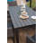 Bretange Rectangular Metal Outdoor Dining Table With Umbrella Hole , 71'' in. W 39'' in. D