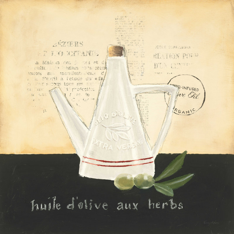 " Huile D Olive IV ", 20" H x 20" W