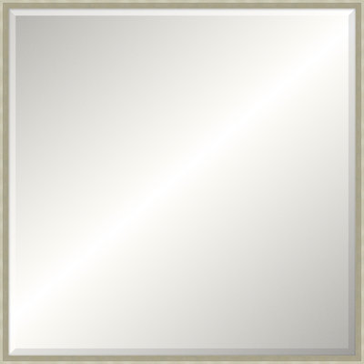 Warm Silver Ridgeline Mirror