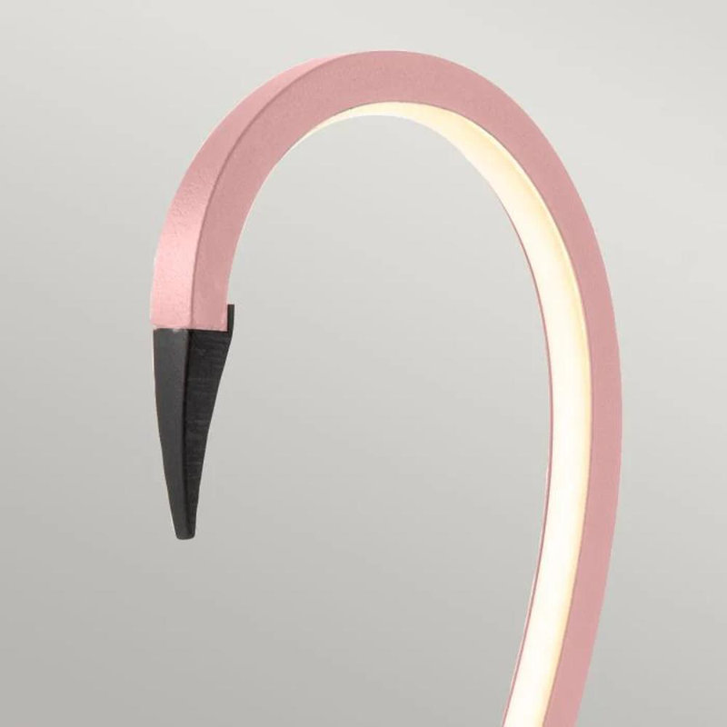 Flamingo LED Table Lamp, Black/Pink