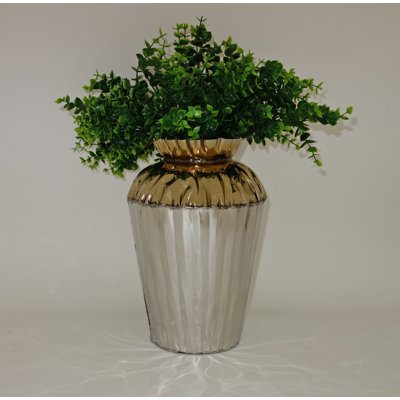 Vase de table en acier inoxydable Schreffler