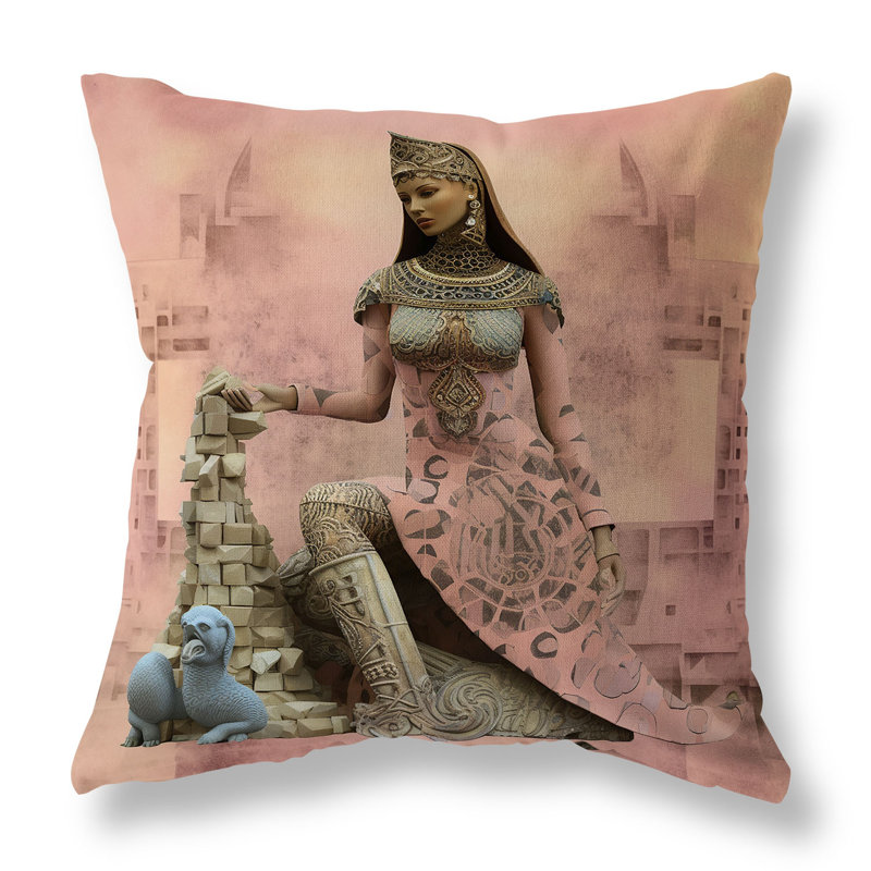 Coussin décoratif réversible intérieur / extérieur Royal Rapture, H 20 po x l 20 po