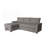 Namir 90.5"W Flannel Fabric Sleeper Sectional with Left-Facing Storage Chaise-965611975