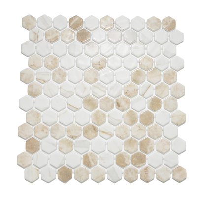 Carreau de mosaïque en verre 1 po x 1 po Eterna