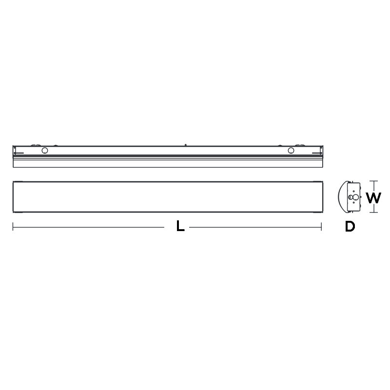 Lisle 48'' LED Linear Striplight - White