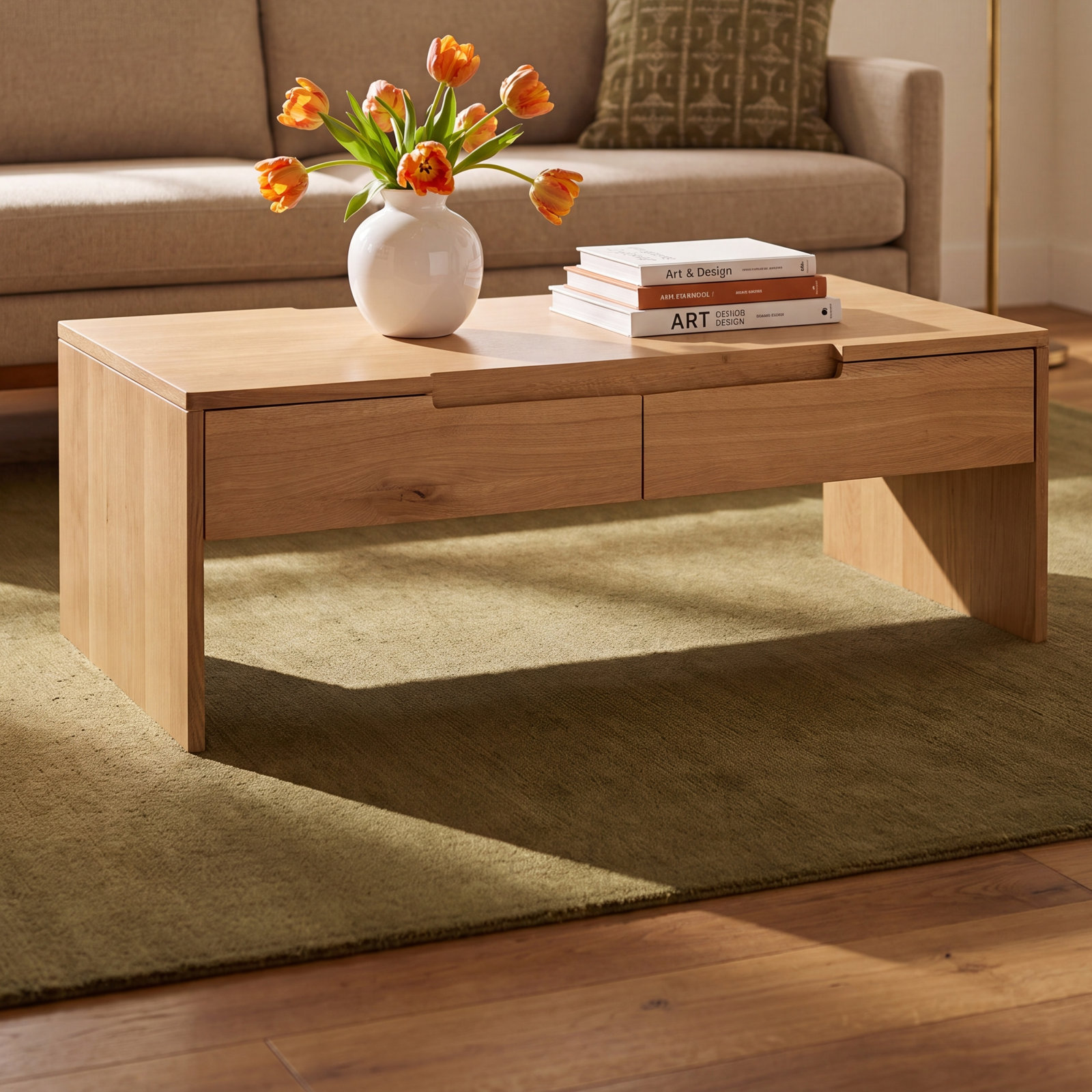 Rosita 42" Oak Coffee Table