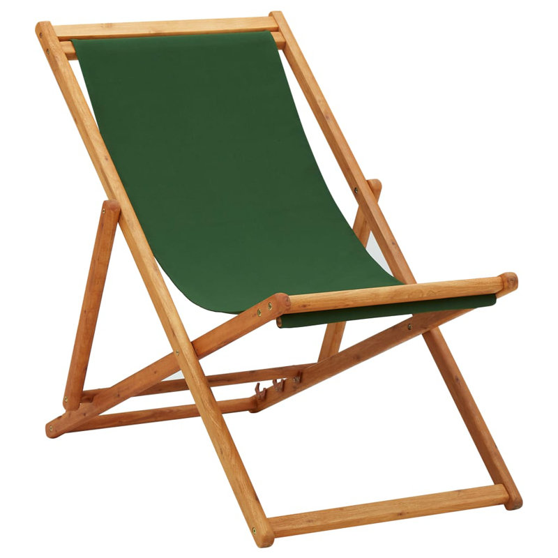Chaise longue inclinable Alerah, Vert