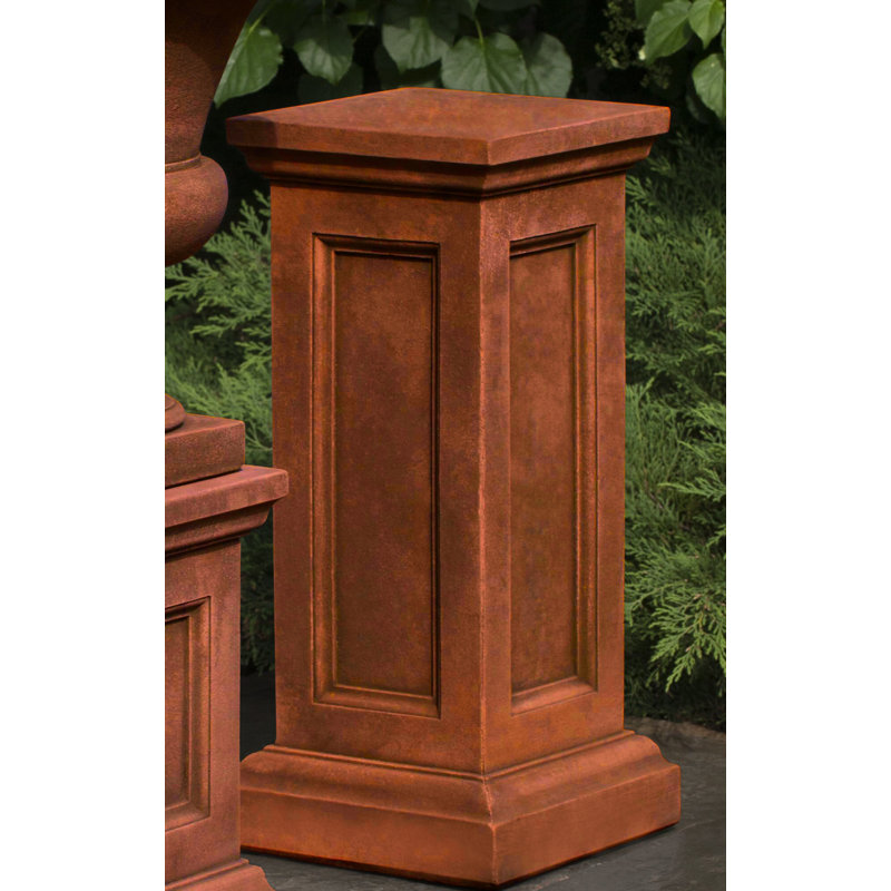 Piédestal, H 22,5 po x l 10,25 po x P 10,25 po, Ferro Rustico Nuovo
