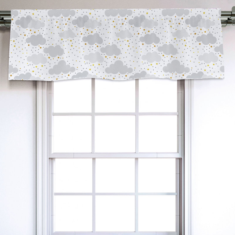 Sateen Ruffled Window Valance