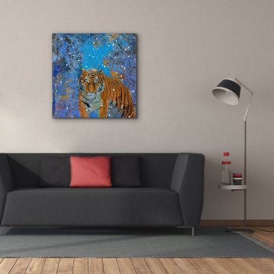 Bungalow Rose 'Snow Tiger' by Elena Ray Canvas Wall Art
